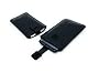 Handytasche schwarz geeignet für Emporia Simplicity V27 - Handy Tasche Schutz Hülle Slim Case Cover Etui mit Klettverschluss