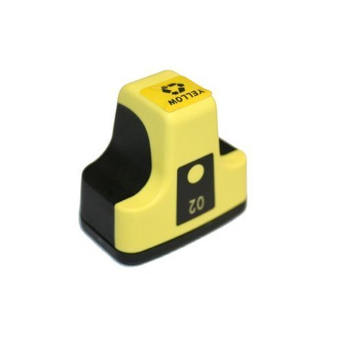 HI-VISION Compatible Ink Cartridge Replacement for HP02 (Yellow, 1 pack)