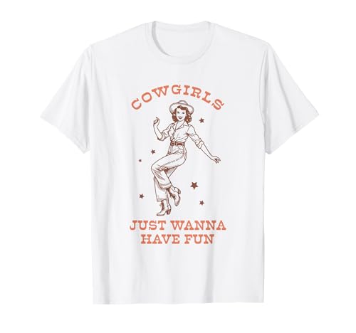 Vaquera retro, estilo rodeo, estilo western, baile country, vintage Camiseta