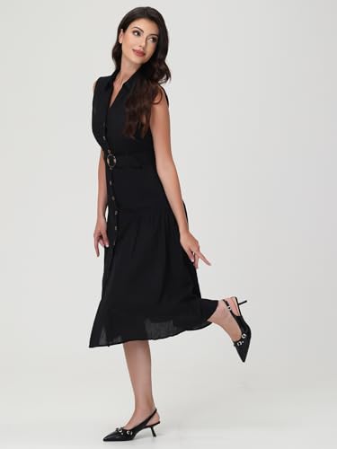 Image of Mostrin Kitten Heels for Women Pointed Toe Pumps Patent Leather Low Heel Slingback Heels with Buckle Dress Shoes for Dating Party Working