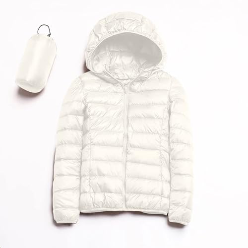 Long Sleeve Outerwear for Ladies Fall Winter Lightweight Thin Hooded Plain Puffer Jackets Hoods Outfits Women 20254
