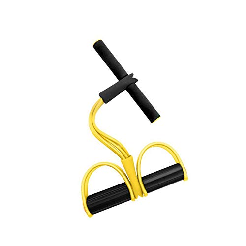 WYSTLDR Ladies Pilates Sit Ups Elastic Drawstring Perfect Body Weight Loss Training Band 4 Tube Resistance Band Latex Pedal Yoga Equipment