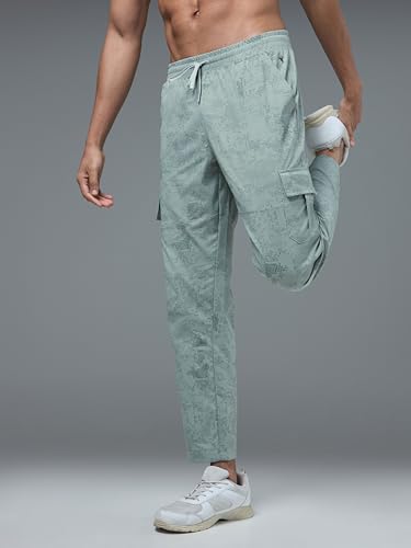 Image of TECHNOSPORT Men's Straight Fit Active Sports Cargo Track Pant with Ts Lytra