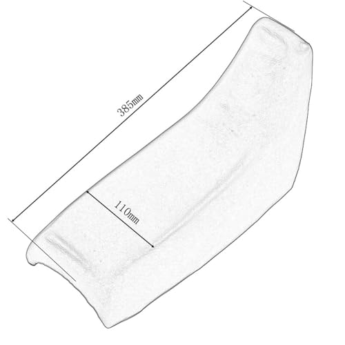 Asiento de cuerpo para PW50 sillín de repuesto con acabado resistente 3