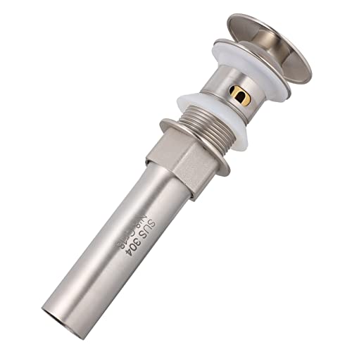 HOMSFOU 1 Pc Colador Cesta De Drenaje del Fregadero De La Cocina Rallar Barrena Tapón Atasco Vara Filtrar Hundir Agente De Mudanzas Lavabo De Baño Grifo Limpiadores Drenar Acero Inoxidable