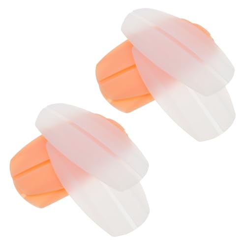 ROMISBABA 4 Pares Hombreras De Silicona Revestimientos Hombreras De Futbol Transparente Hombreras Con Parachoques De La Puerta Del Gabinete Cinta Sujetador Correa Removible Gel De Sílice