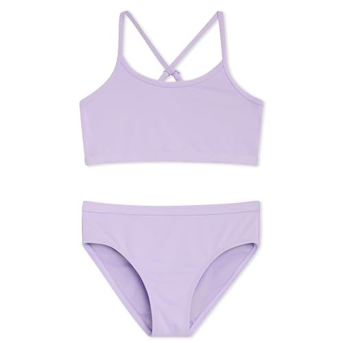 Image of Lands' End Girls' Swim UPF 50+ Adjustable Strap Bikini Set