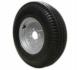 Ruota Completa Cerchio Copertura Tubeless 145x10" Accessori Carrello Nautica