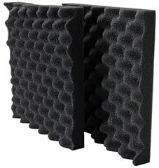 Acoustic Foam 1-1/2" x 12" x 12" 2 Pieces UL 94