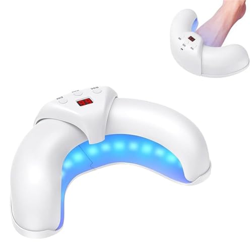 Dispositivo láser para el tratamiento de hongos en las uñas de manos y pies, dispositivo para la limpieza y el cuidado de las uñas de los pies, dispositivo para la reparación de uñas dañadas y descolo