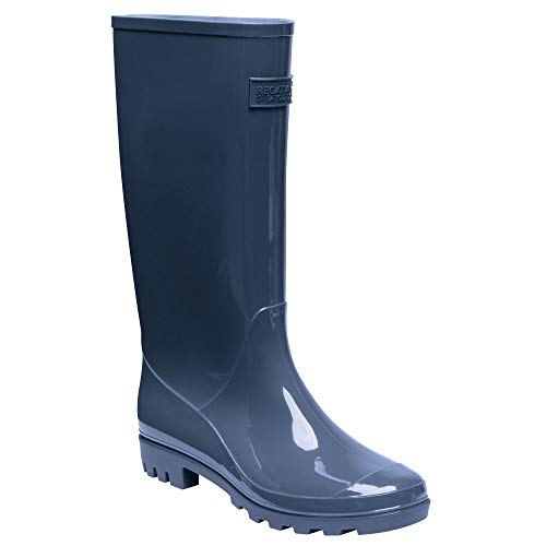 Regatta Women's Wenlock Wellies, Botas de Lluvia Mujer, Blue, 38 EU