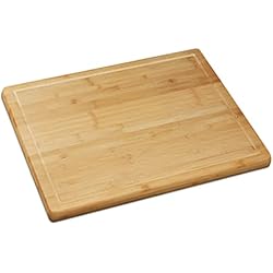 Tapa Cubre Fregadero Relaxdays Tabla Cortar Cocina, Cubre Encimera, Tapa, Protector Vitrocerámica, Bambú, 1 Ud., 2 x 56,5 x 50 cm, Marrón