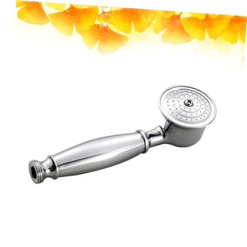 Regadera de mano cromada 7.08 pulg ahorro agua miniatura 2
