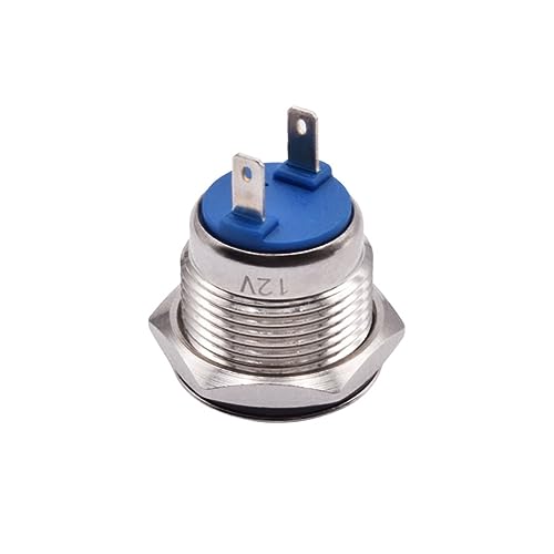Indicateur LED 16mm blanc pour tableau de bord bateau 220V