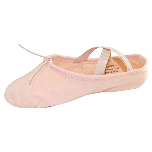 Danzcue Adult Split Sole Canvas Ballet Slipper4