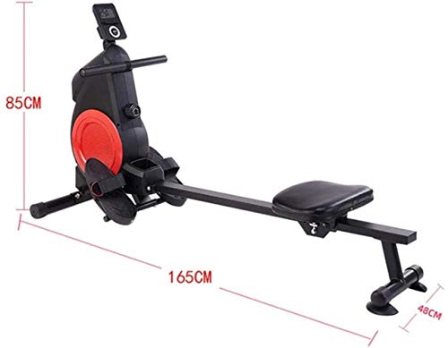 Image of Foldable Rowing Machines Rowing Machine Foldable Exercise Rowing Machine for Home Indoor Rower Fitness Cardio Hd Data Display Resistance Adjustment Maximum Load 120kg Abdominal Training