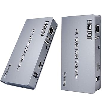 120M HDMI KVM Extender Transmitter Receiver Over Cat5/5e/Cat6 Rj45 Ethernet Cable Support USB Mouse Keyboard-picture-20