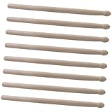 GETAJGHSD 4組 腰鼓棒 木製太鼓バチ 軽量耐久パーカッション用 演奏用スネアドラムスティック 友達へのプレゼントに