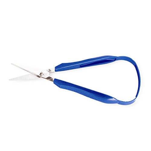 Peta Adult Easi-Grip Scissors 45mm Short Pointed Blade - Right Handed, Great for Poor Grip, Fatigue, elderrly