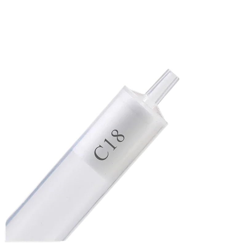 C18 Cartucho SPE Extracción en fase sólida Carbón 18 (tapado) Relleno Columna SPE Relleno for HPLC Columna de cromatografía 1 ml 3 ml 6 ml 12 ml(2000mg 12ml 4 pieces)
