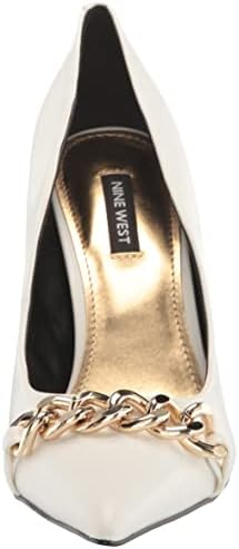 Nine West Women's Balan Pump, White, 10 | Image 1