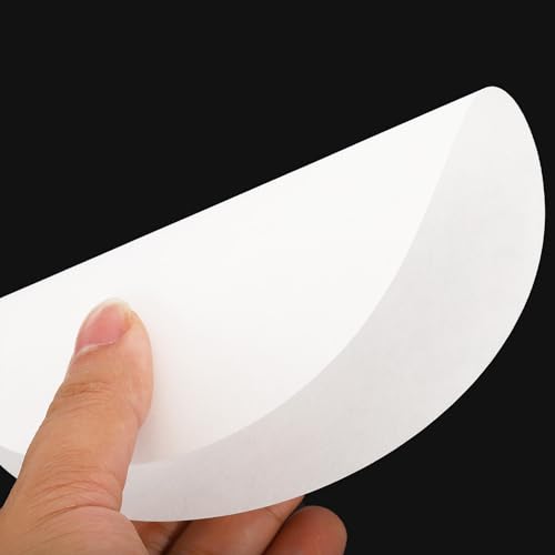 Image of PATIKIL 100Pcs 18cm Qualitative Filter Paper Circles, Fast Speed Round Laboratory Filter Paper Chemical Industrial Oil Testing Funnel Filter Paper