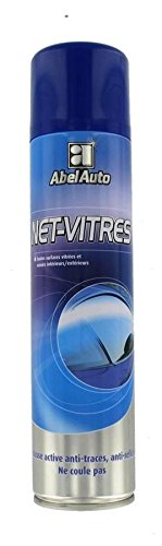 Abel Auto Nettoyant Vitres 400 ml – Anti-Reflets & Anti-Traces – Brillance Cristalline pour Pare-Brise et Vitres