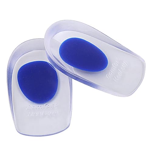 Taloneras de gel – Almohadilla de talón en forma de U | Plantillas acolchadas cómodas para mujeres, inserciones de cuña para zapatos para hombres y mujeres, alivia los pies magullados