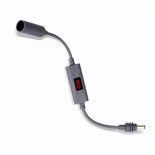 Starlink Mini DC Extension Cable, Waterproof DC Male to Female Adapter Cable, Compatible with Starlink Mini Pipe Adapter & Original Power Cable, Voltage & Current Display, Fast Troubleshooting