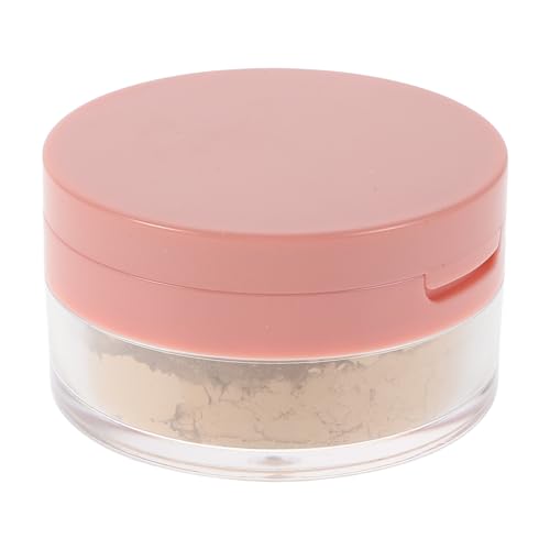 VILLCASE Polvos de Maquillaje Sueltos Control de Aceite para Piel Clara, Resistente al Sudor y Agua, con Borla para Retoques, Textura Ligera y Transpirable, Polvo Fijador para Maquillaje