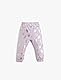 Koton Babygirl Unicorn Printed Gleamy Jogger Sweatpants Drawstring Brushed Interior