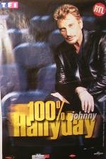 Johnny Hallyday poster 100% affiche geante 80x120cm idole des jeunes rock