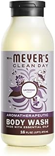 Mrs. Meyer's Moisturizing Body Wash for Women and Men, Biodegradable Shower Gel Formula Made with Essential Oils, Lavender, 16 oz