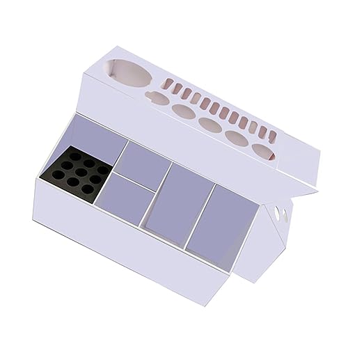 Anneome Scissors Socket Box Hair Brush Holder Barber Supplies Blow Dryer Holder Hair Tool Organizer Bathroom Organizer Countertop Bathroom Countertop Organizer Hair Product Organizer