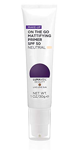 Lumaveil Beauty Makeup On The Go Mattifying Primer SPF 50 Full Size (Neutral)