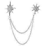 Matériaux solides : fabriquée à partir d'un matériau en alliage, cette broche en offre à la fois durabilité et confort, ce qui la rend adaptée à un port à long terme, broche pour femme, broche de col en