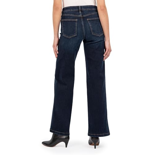 KUT from the Kloth Women's Jean High-Rise Wide Leg Clean Hem in Fortitude3