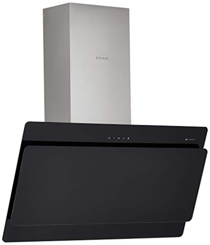 Image of Faber 90 cm 1095 m /hr angular Kitchen Chimney (HOOD COCKTAIL 3D T2S2 BK TC LTW 90, Cassette Filter, Touch Control, Black)