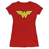 Wonder Woman Classic Logo T Shirt and Exclusive Stickers