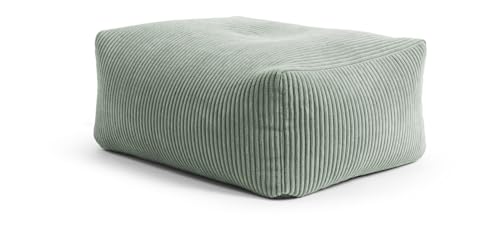 Sitting Point Sitzsack Shara ROLL Cord in Salbei