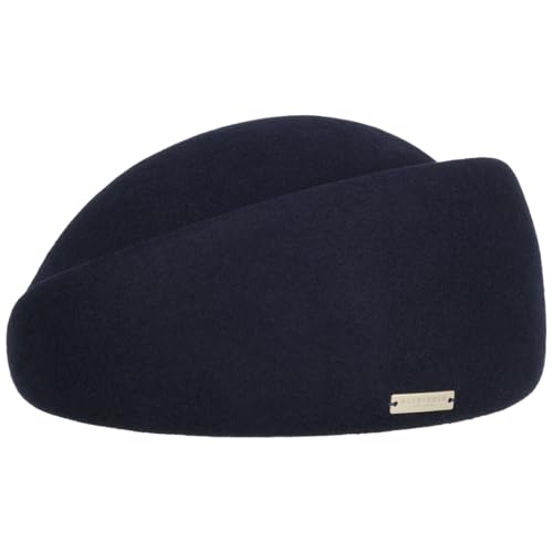 Chapeau en feutre de laine femme automne hiver style pillbox Seeberger