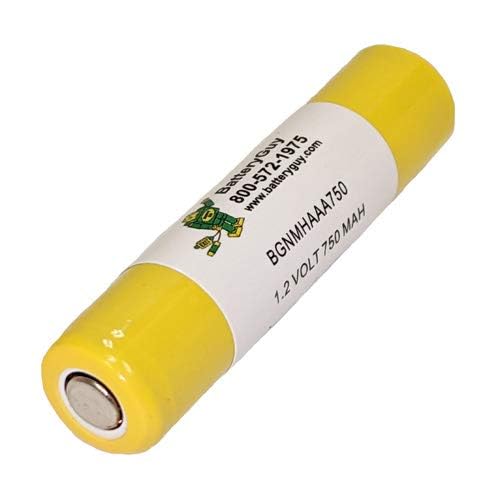 BatteryGuy AAA750mAh Replacement Battery Brand Equivalent (Rechargeable)