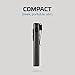 NEBO Slim+ 1200 Pocket Light | USB-C Rechargeable 1200 Lumen Pocket Light, 7 Light Modes, Portable, Magnetic Clip, Waterproof and Impact Resistant — Black