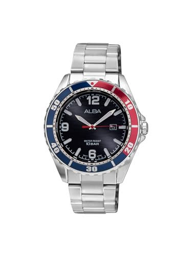 Image of Alba Black Ripple Patterned Dial- AG8N45X1