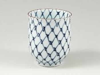Amazon.co.jp: 有田 波佐見焼 福峰窯 掛網 茶碗・湯呑 睦揃 : ホーム