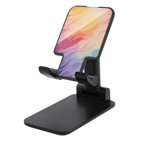 Support de téléphone portable arc-en-ciel pour regarder des vidéos sur bureau