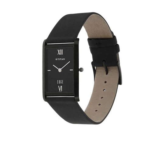 Titan Edge Analog Black Dial Men's Watch - NE1043NL01 [Watch]