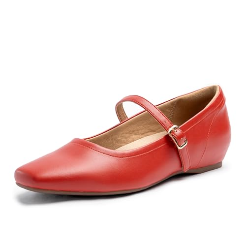 Cusolemore Women's Mary Jane Shoes with Arch Support and Concealed Low...