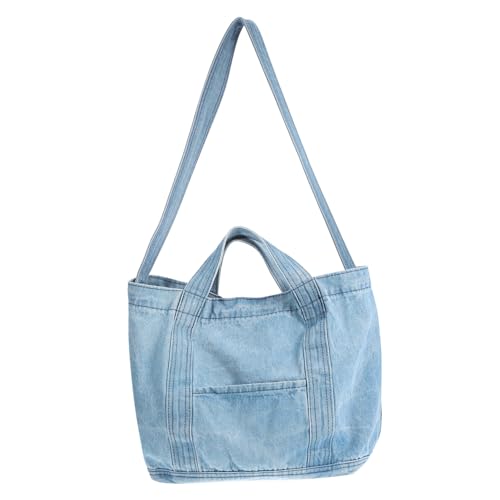 Sac en denim vintage chic POPETPOP l'allié idéal de vos sorties en ville