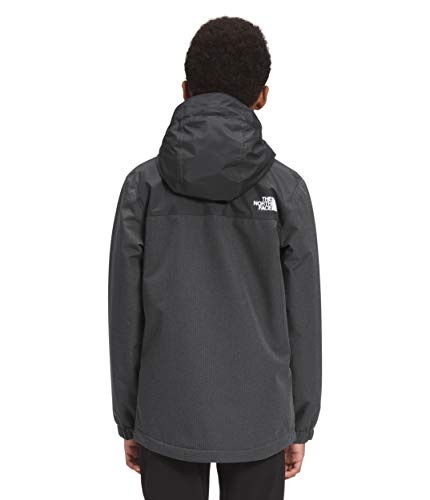 The North Face Boys' Warm Storm Rain Jacket, Asphalt Grey Heather, S